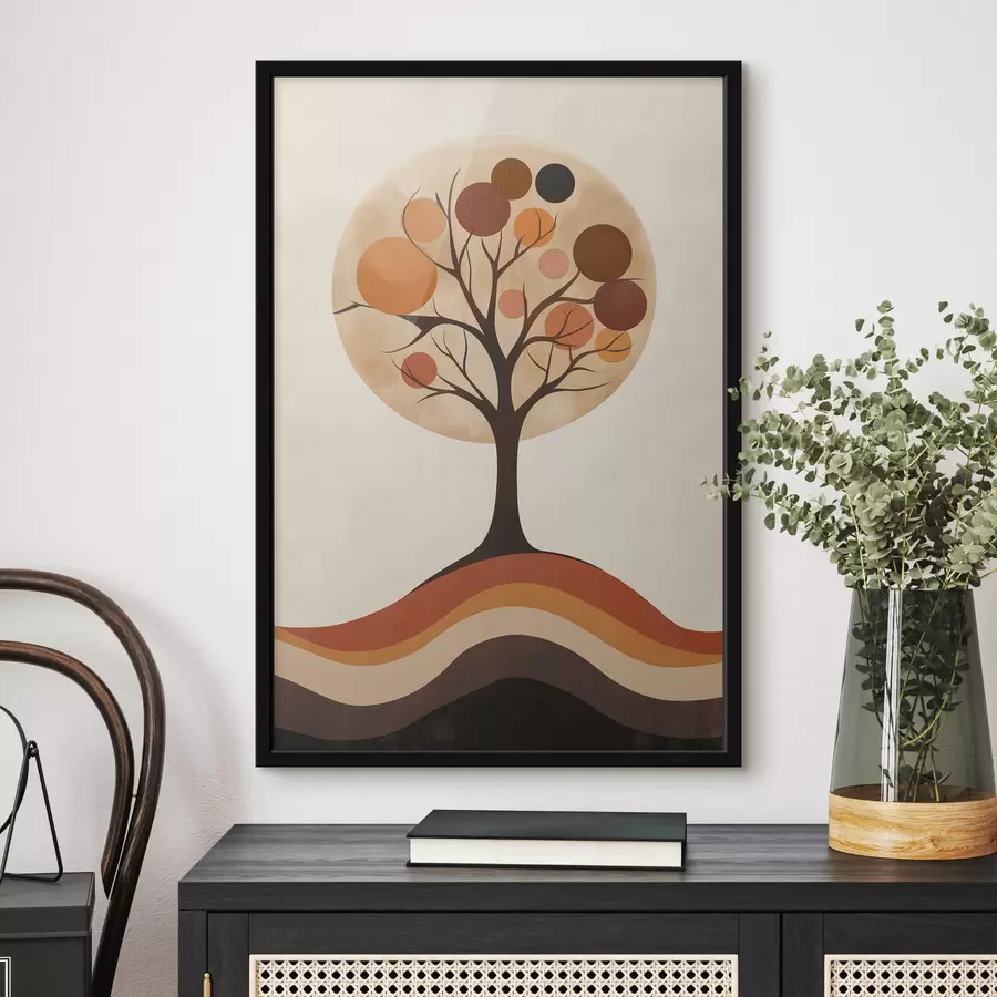Papier peint Abstraction botanique f50329