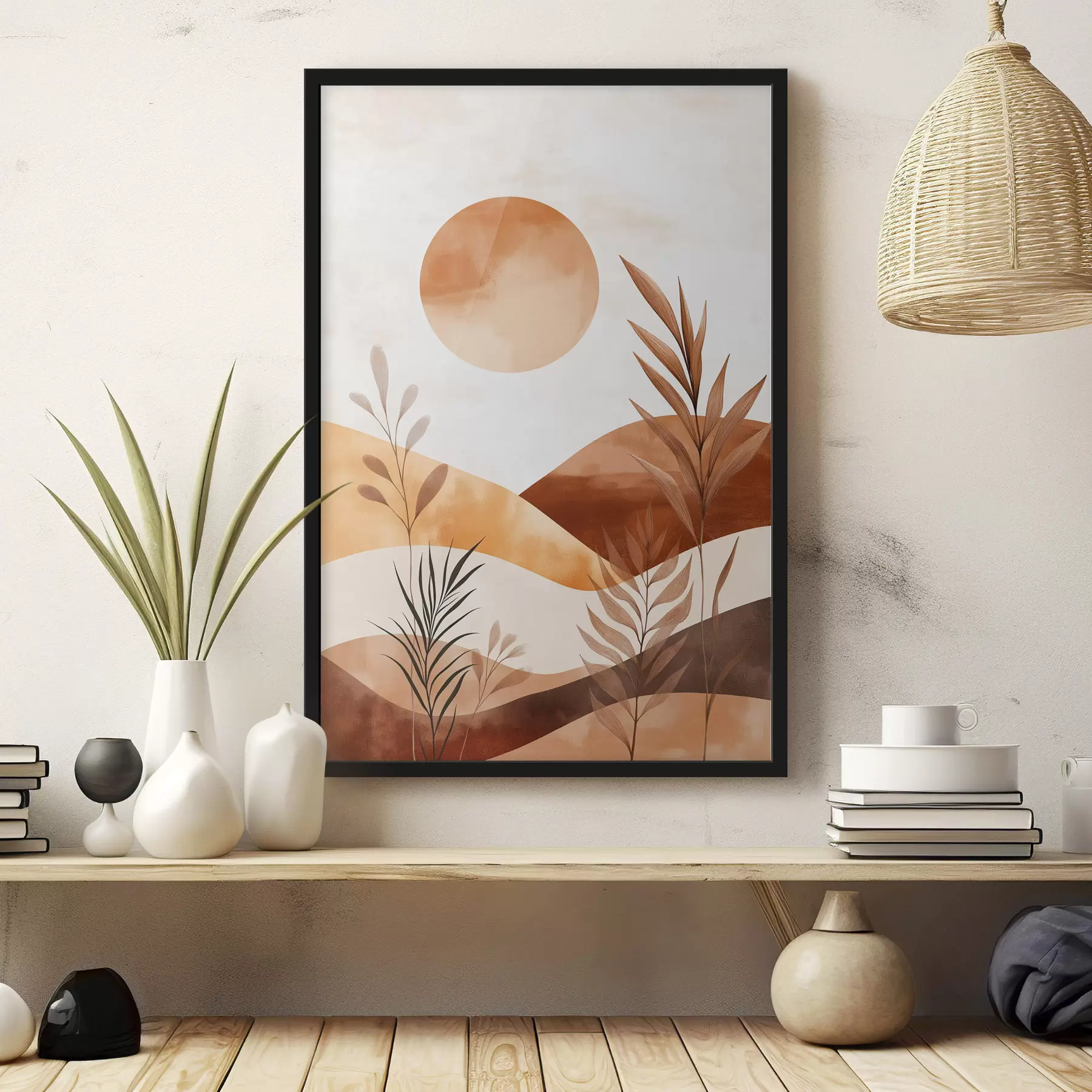 Papier peint Abstraction botanique f50332
