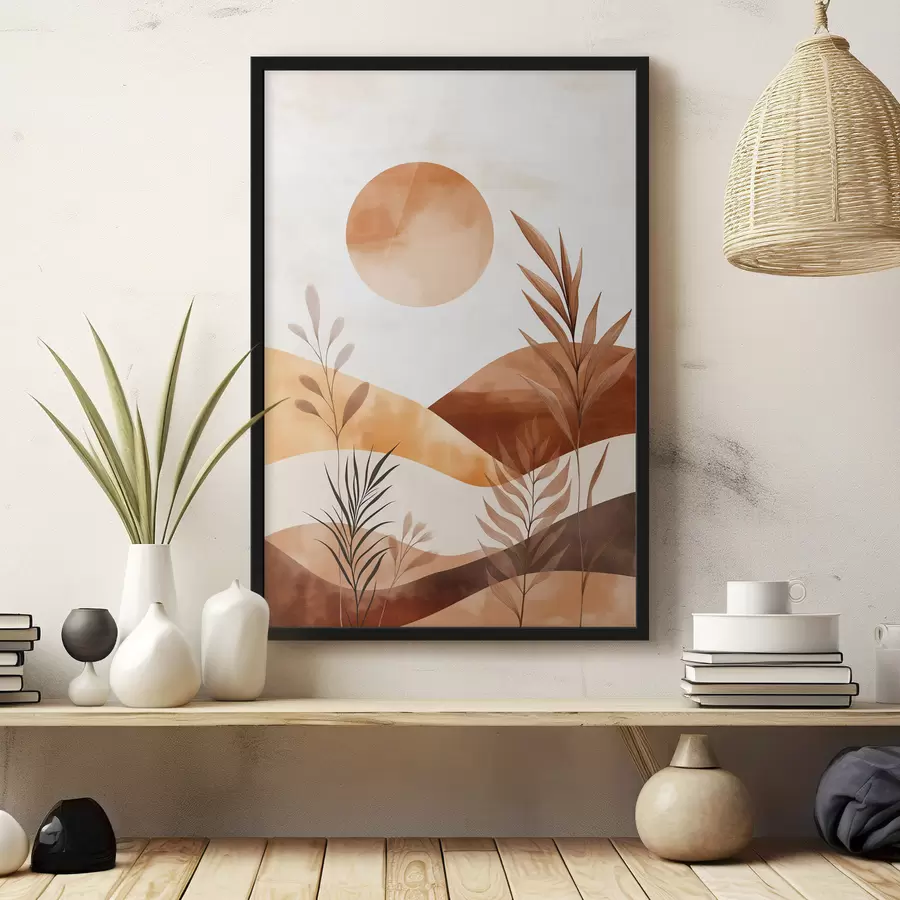 Papier peint Abstraction botanique f50332