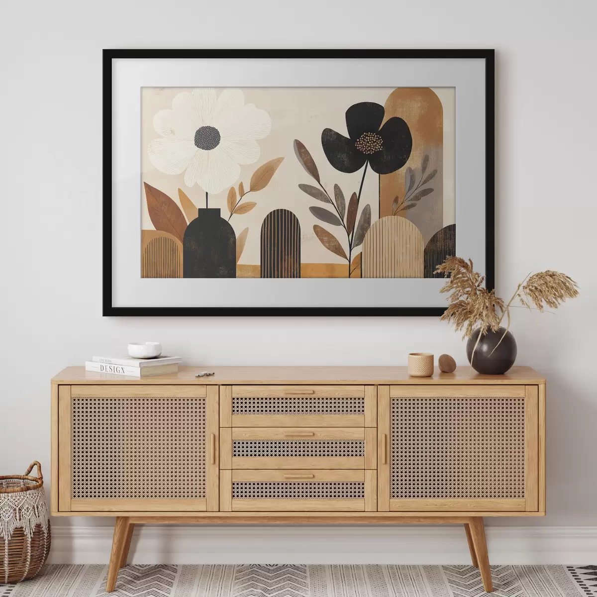 Poster Jardin et élan f50333