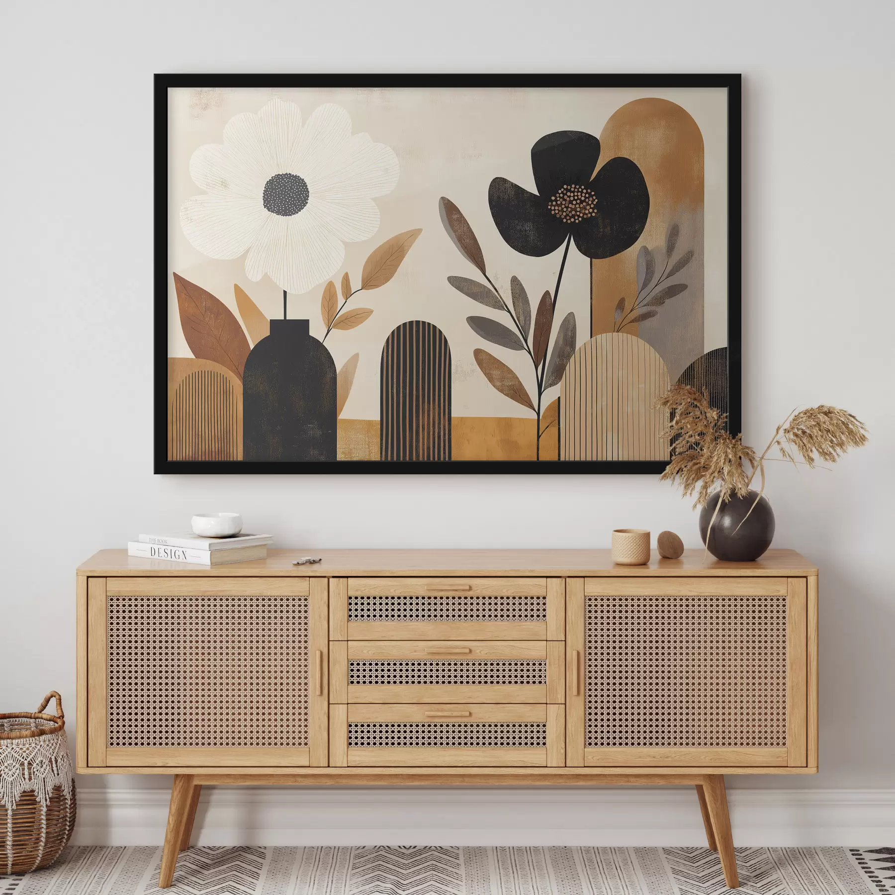 Papier peint Jardin et élan f50333