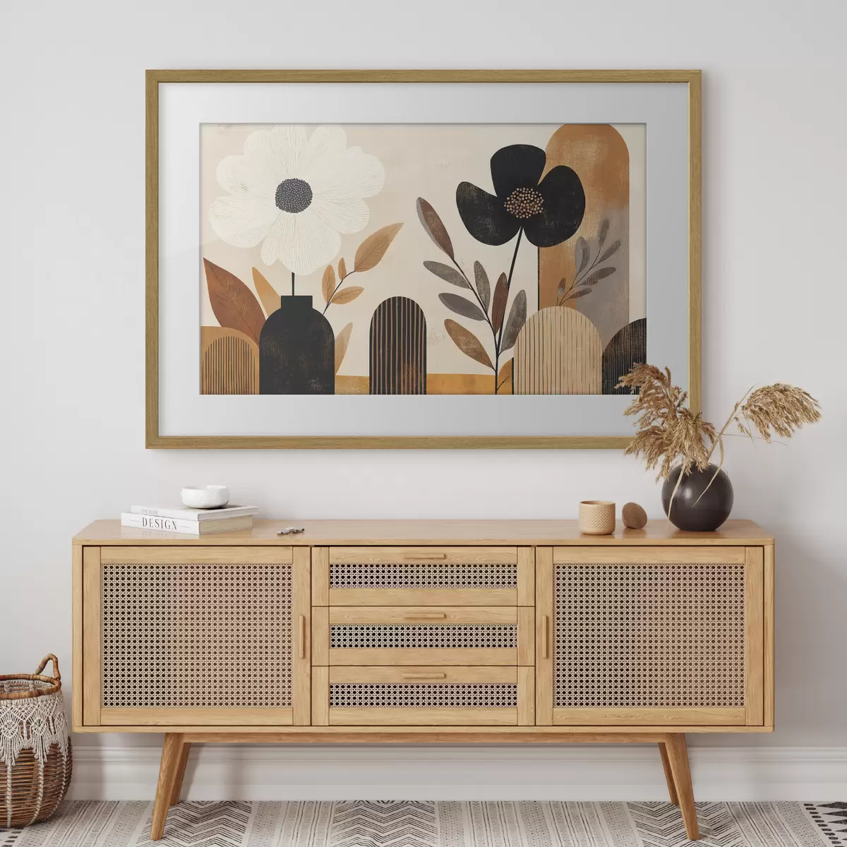 Poster Jardin et élan f50333