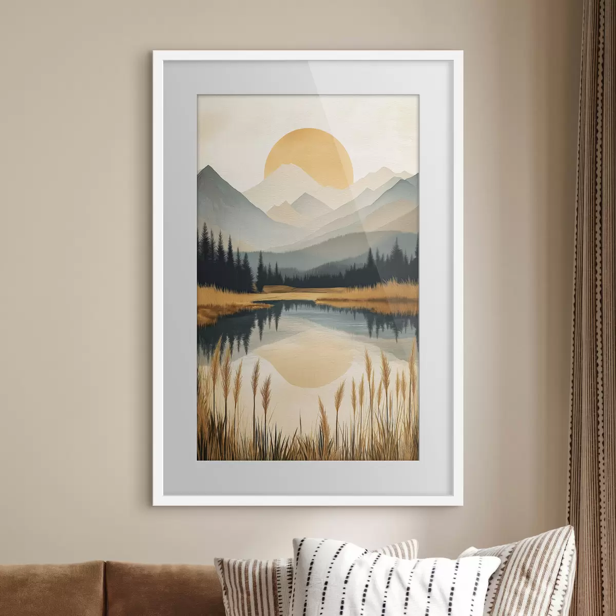 Poster Montagnes et couleurs f50343