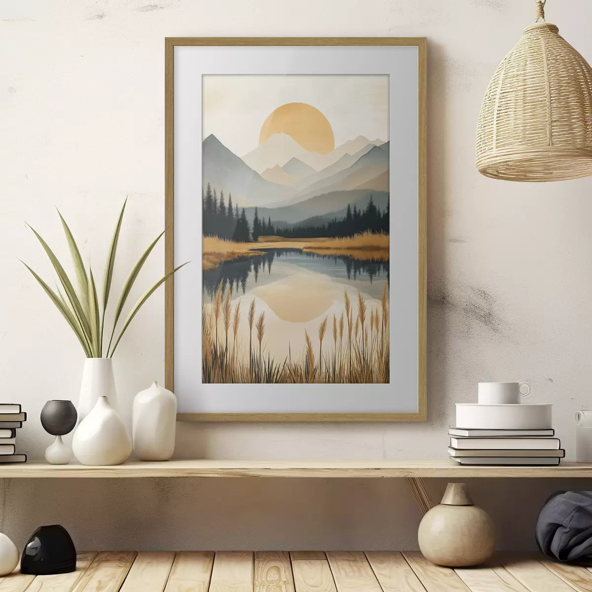 Poster Montagnes et couleurs f50343