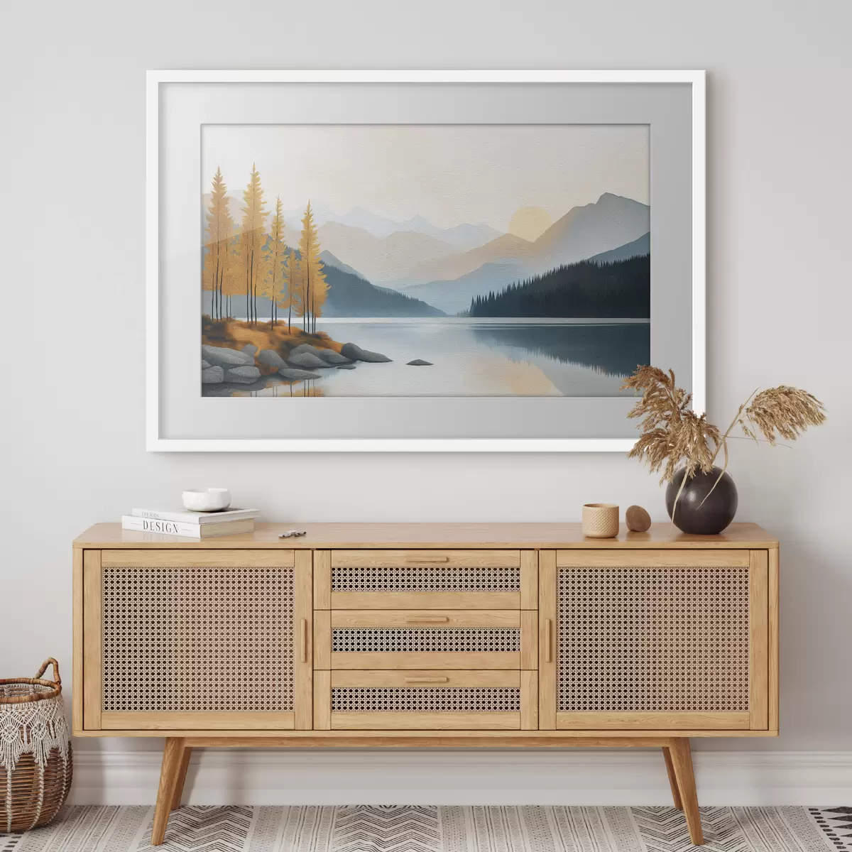 Poster Montagnes et vie f50344