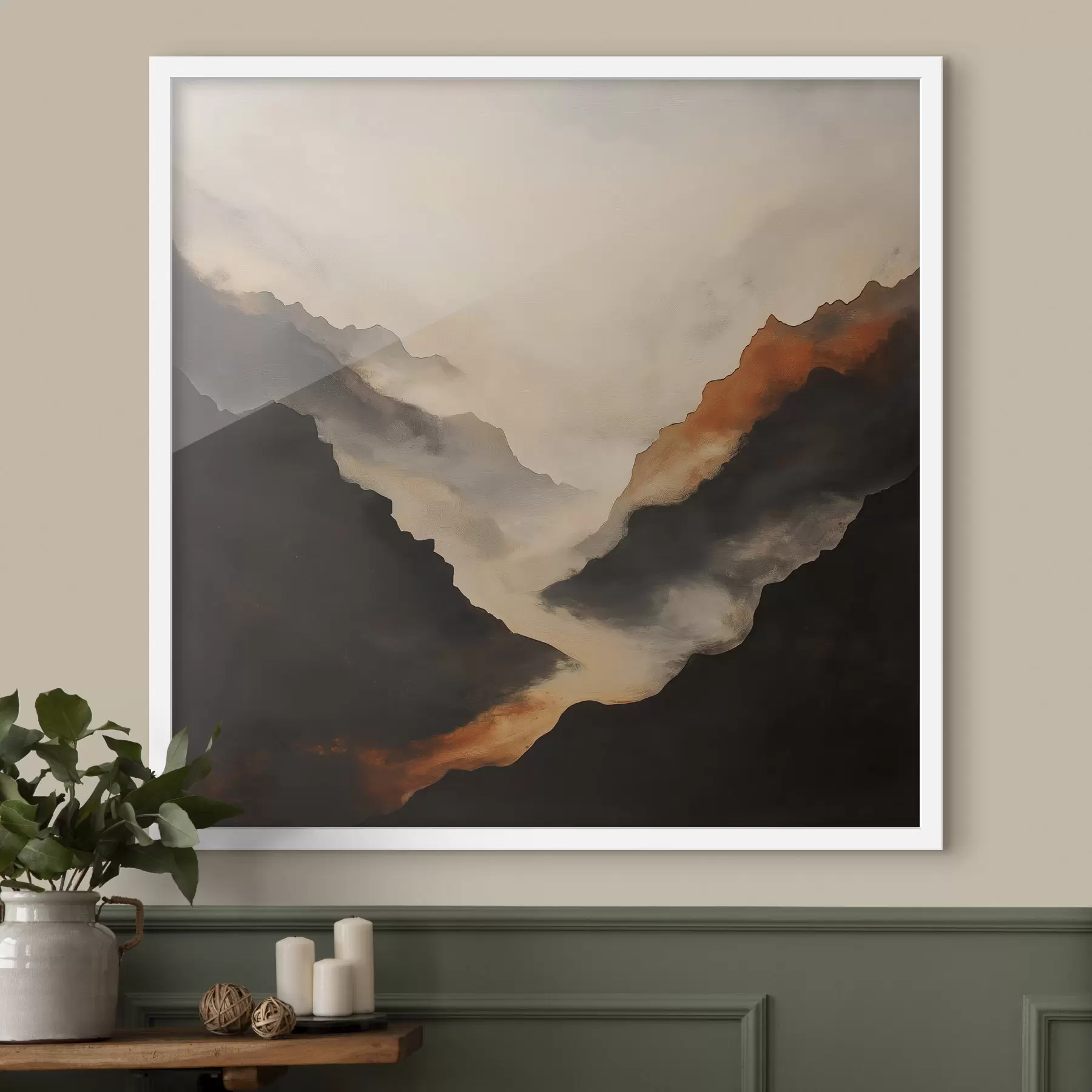 Papier peint Versant de montagne f50345