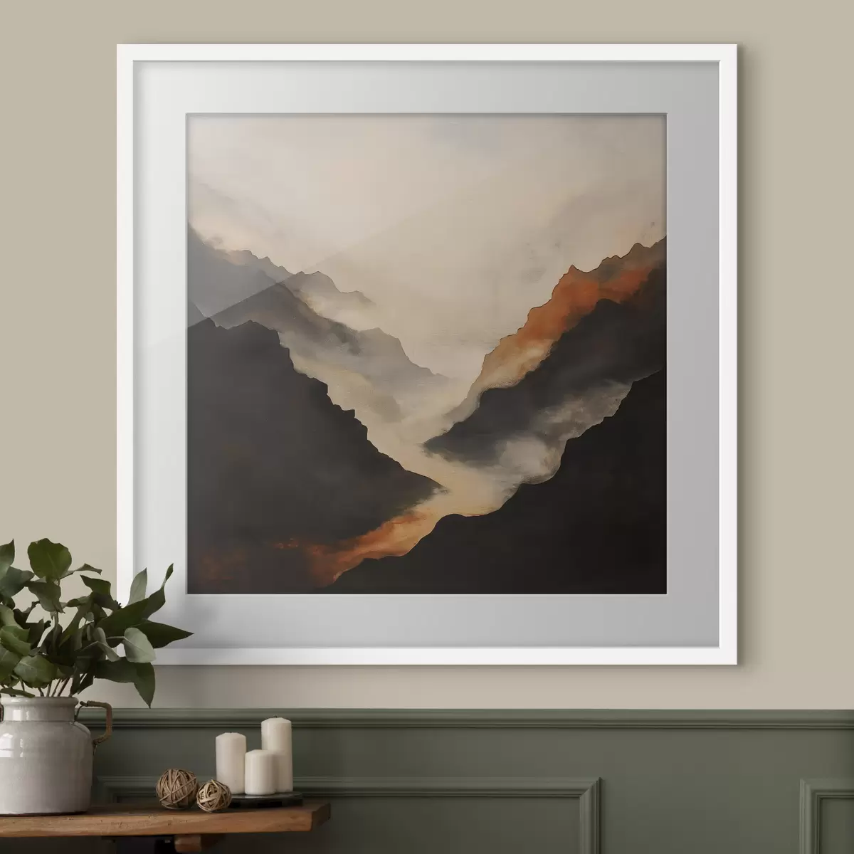 Poster Versant de montagne f50345