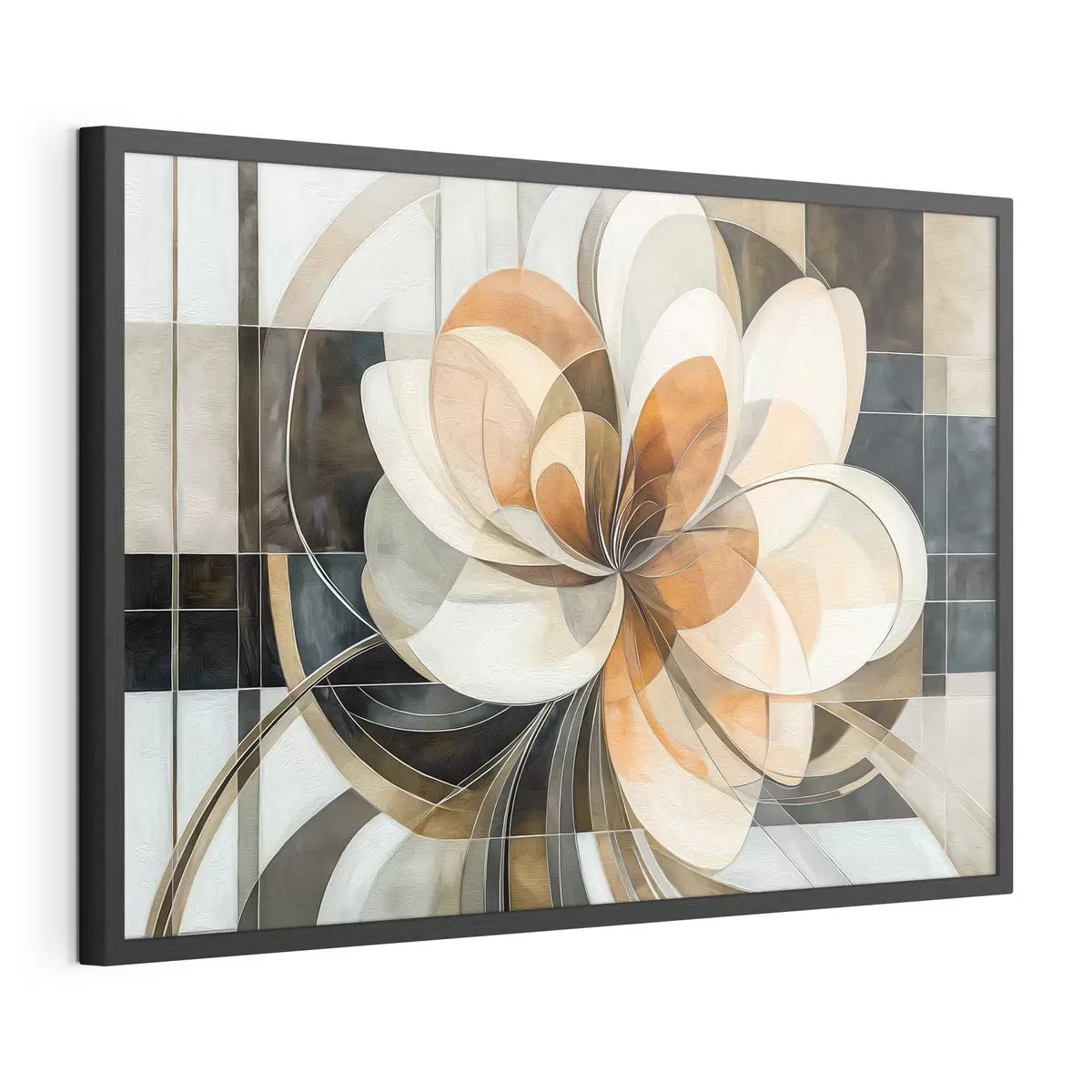 Poster Fleur géométrique f50347