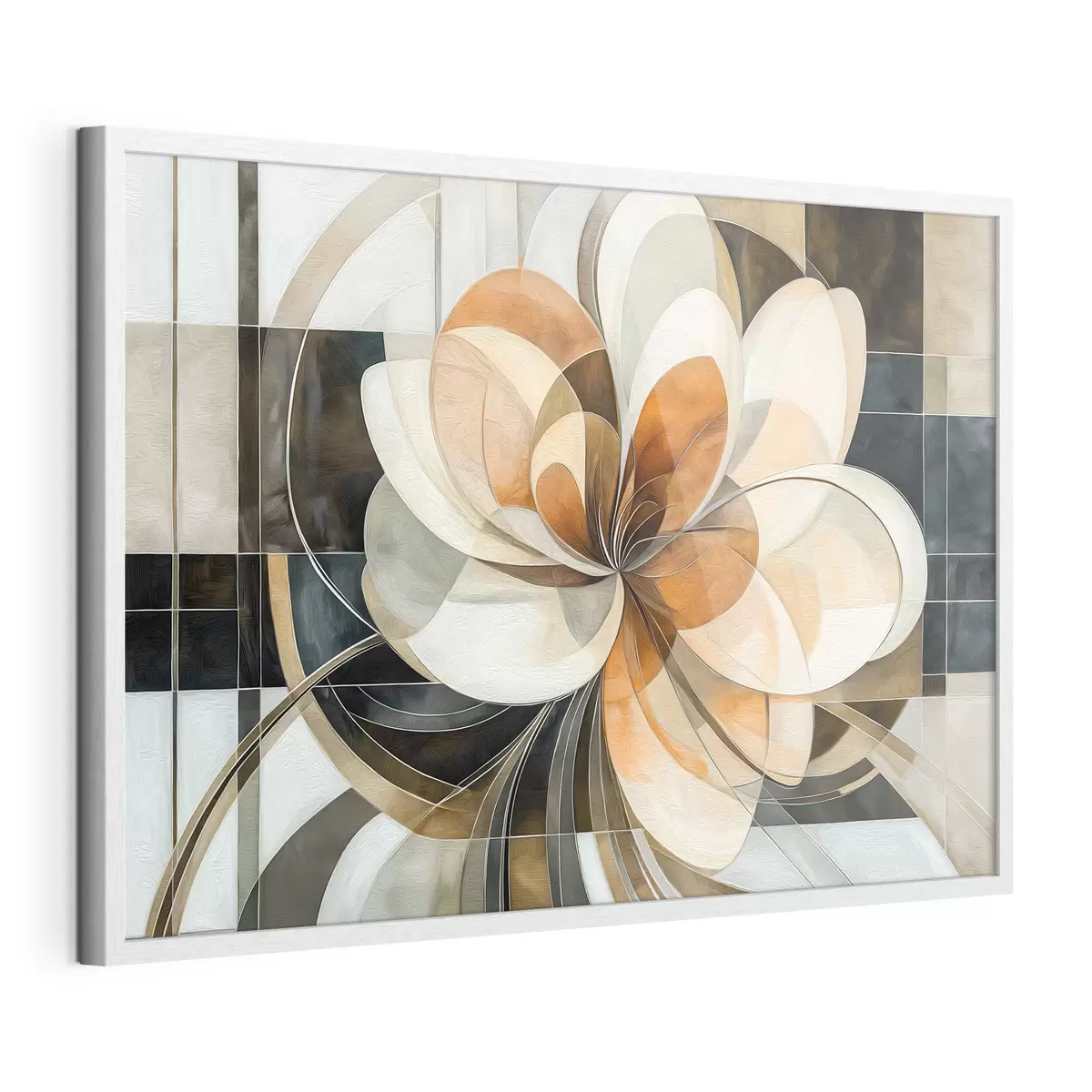 Poster Fleur géométrique f50347