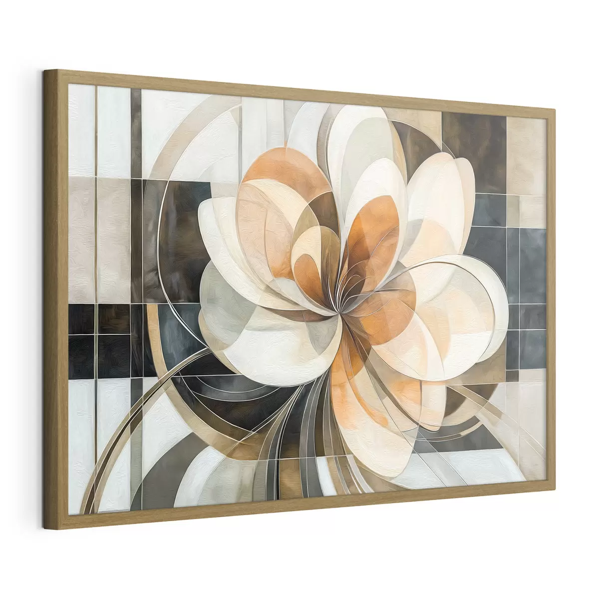 Poster Fleur géométrique f50347