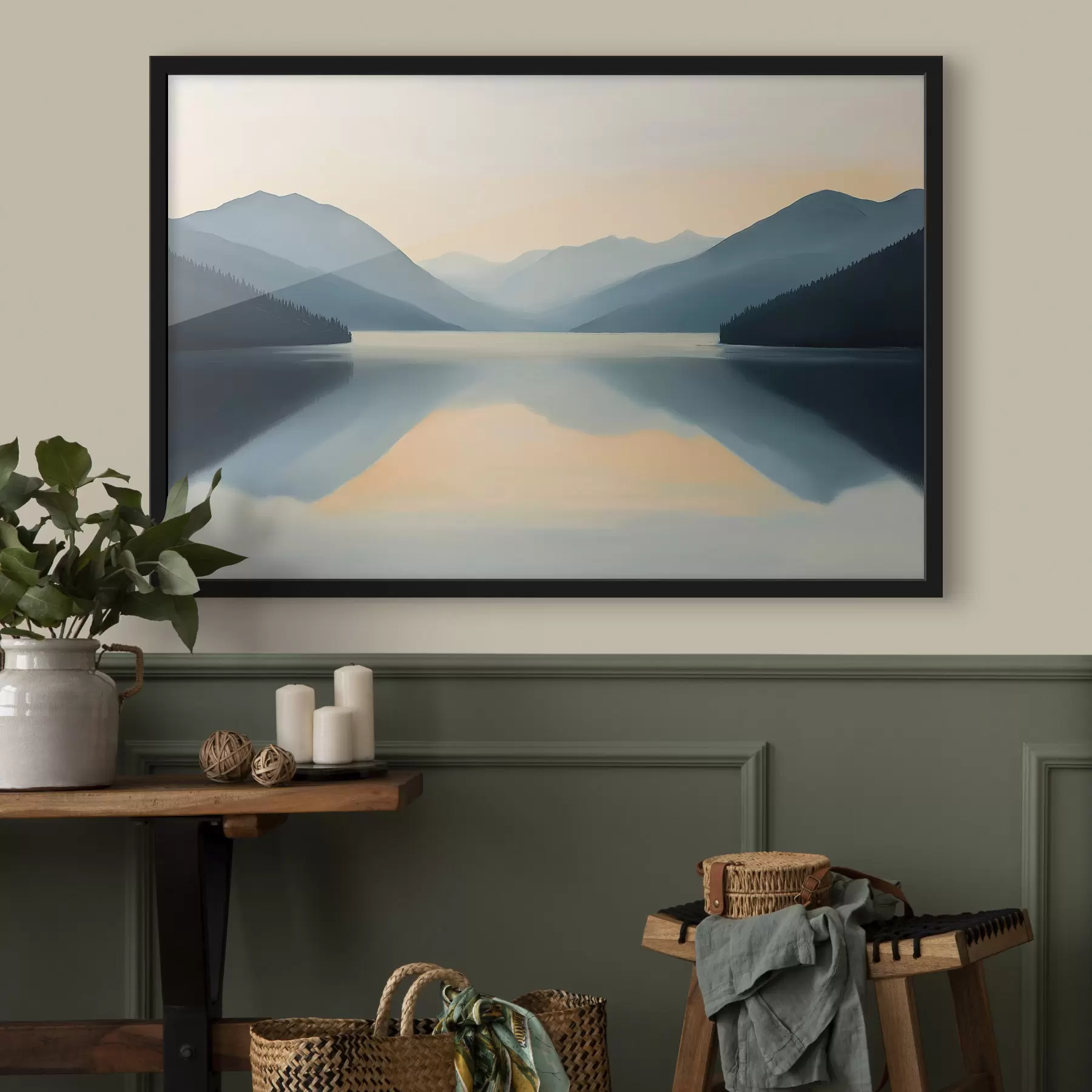 Papier peint Lac de montagne f50349