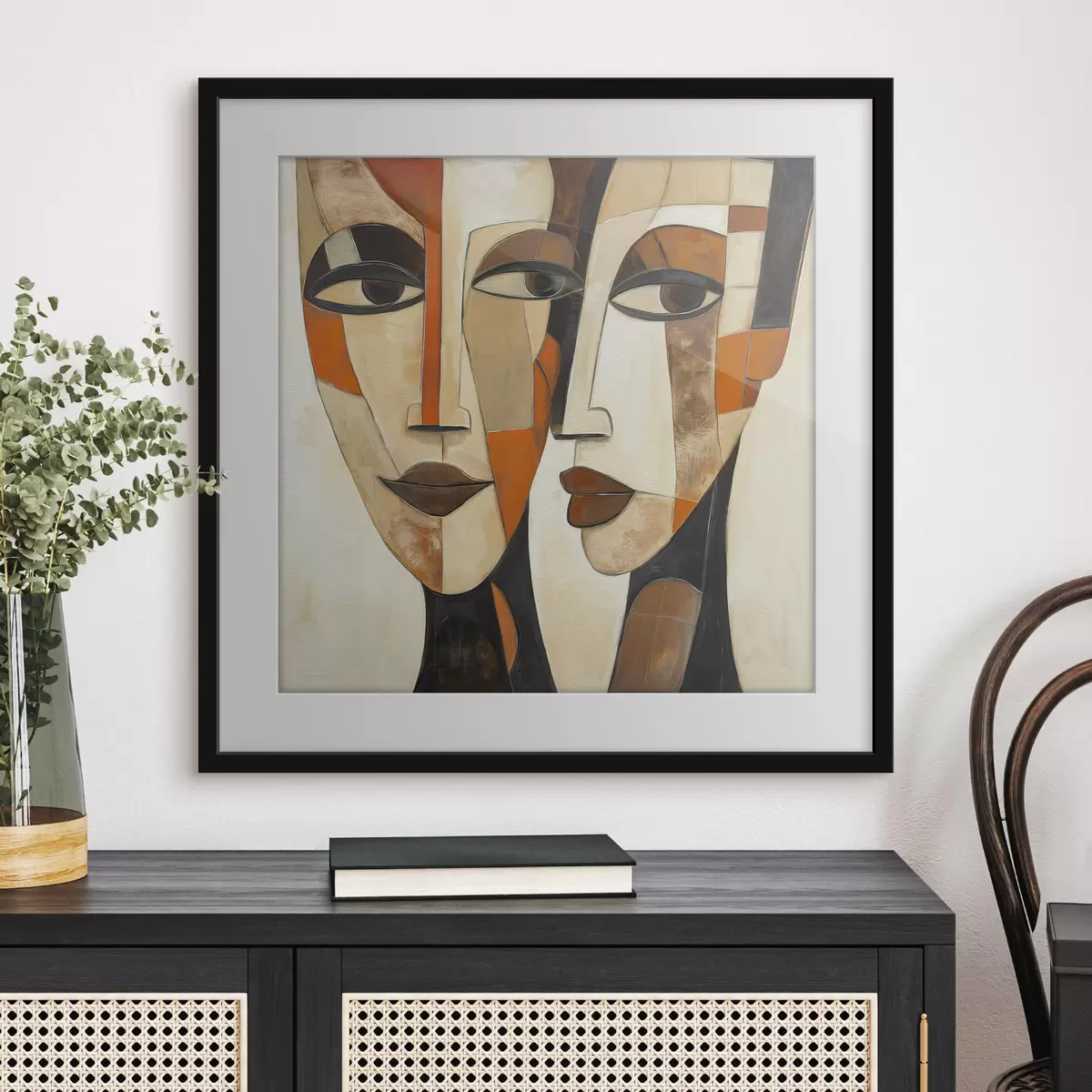 Poster Faces géométriques f50351