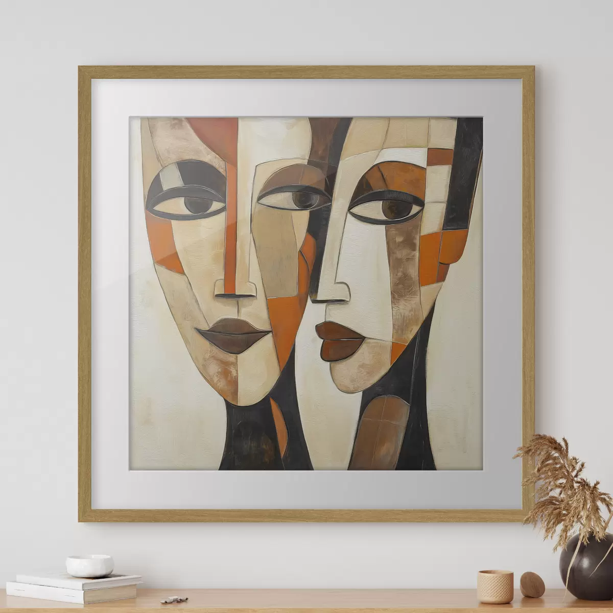 Poster Faces géométriques f50351