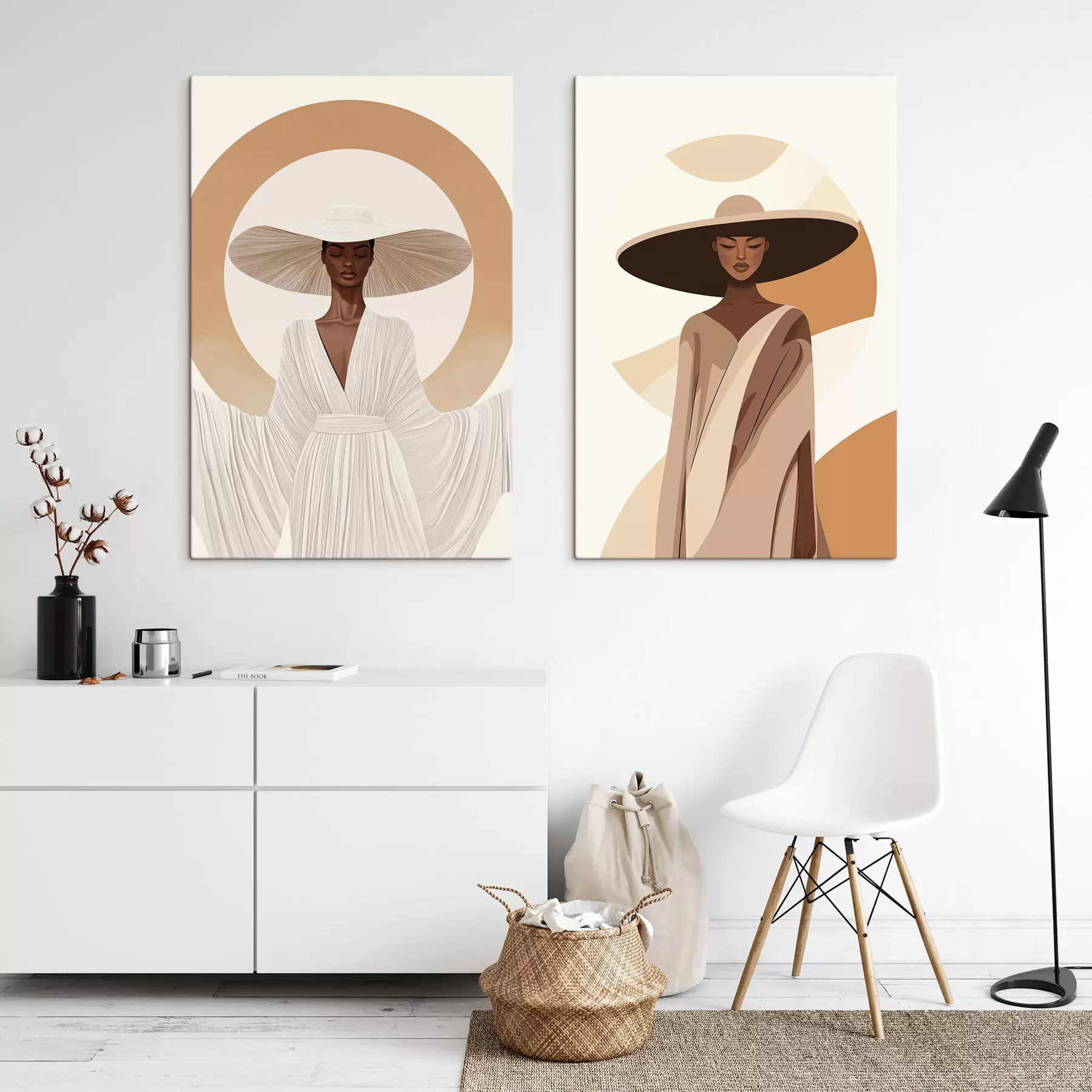 Tableau Les femmes au chapeau m30879