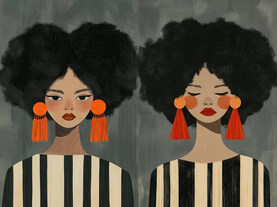 Tableau Les filles afro m30882