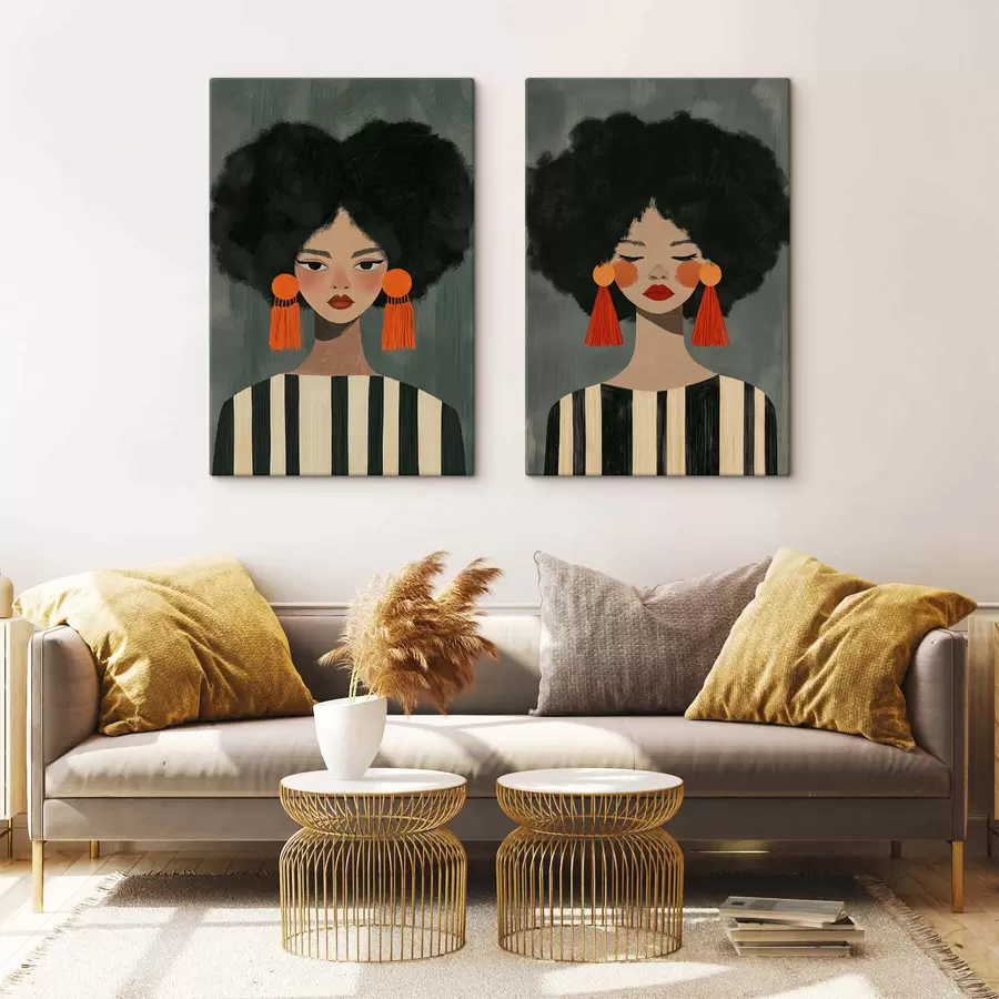 Tableau Les filles afro m30882