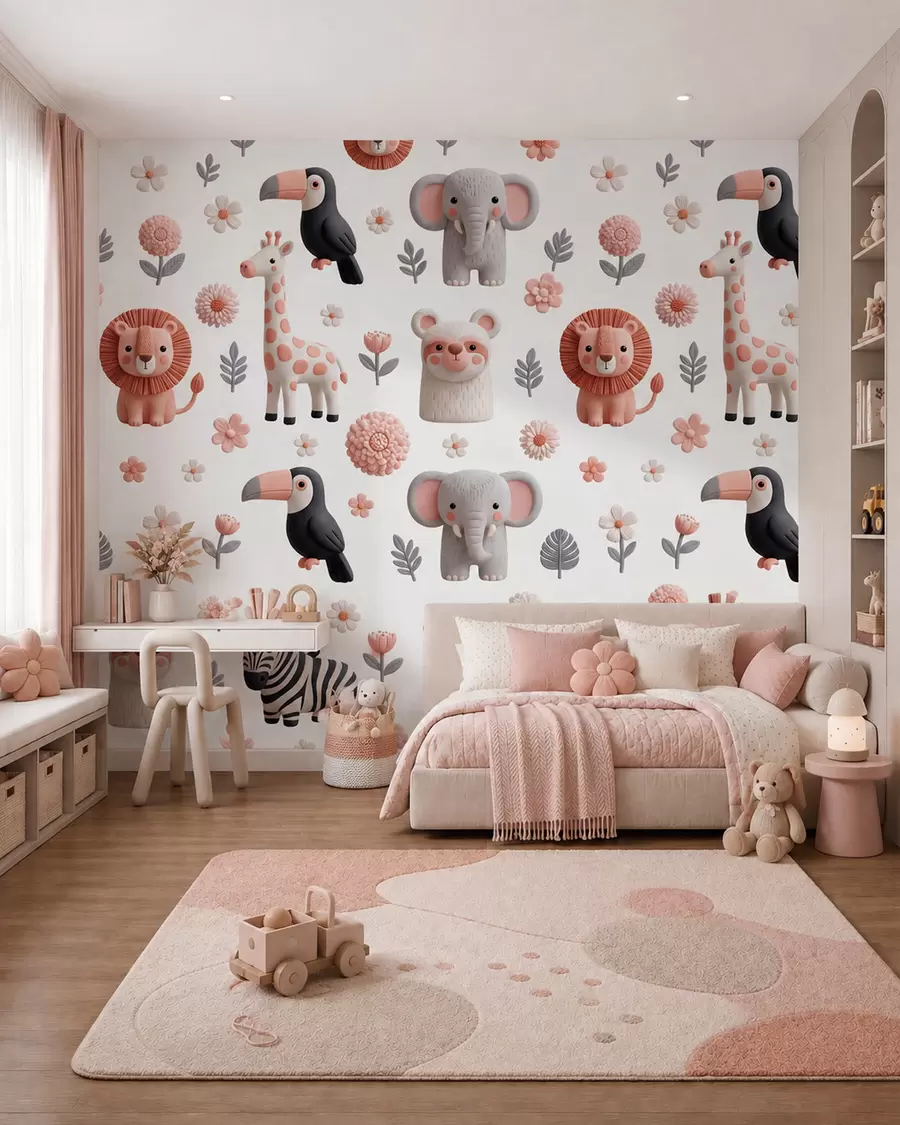 Papier peint Parade du safari w09994