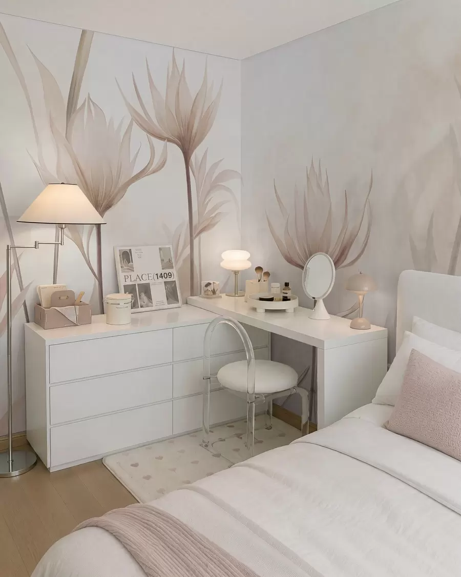 Papier peint Fleurs élancées w10028