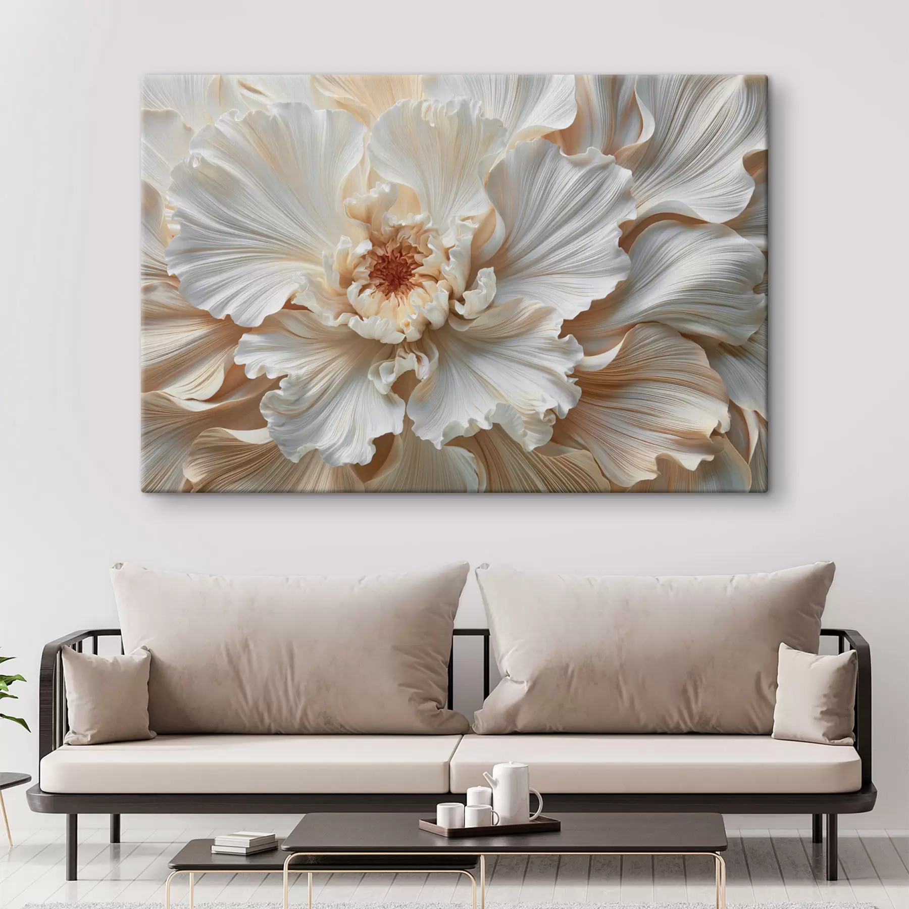 Tableau Fleur abstraite s50163