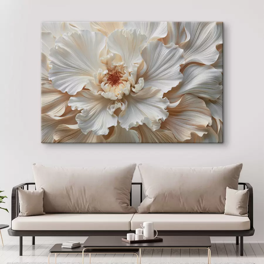 Tableau Fleur abstraite s50163