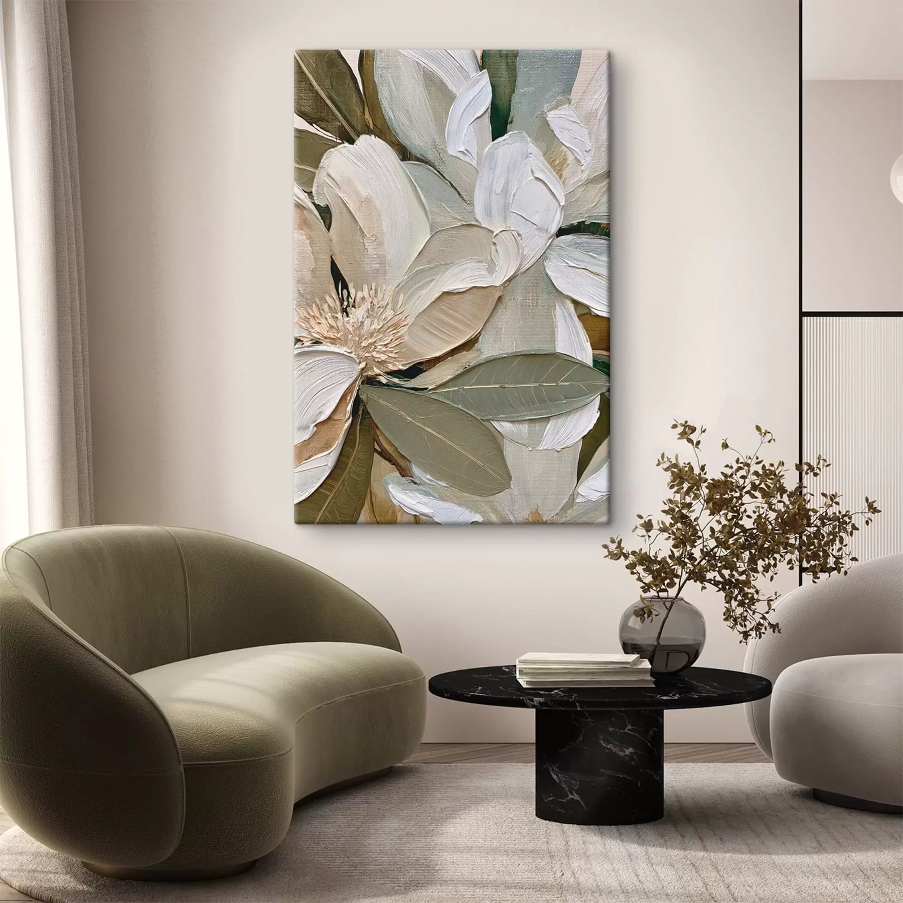 Tableau Pétales abstraits s50309