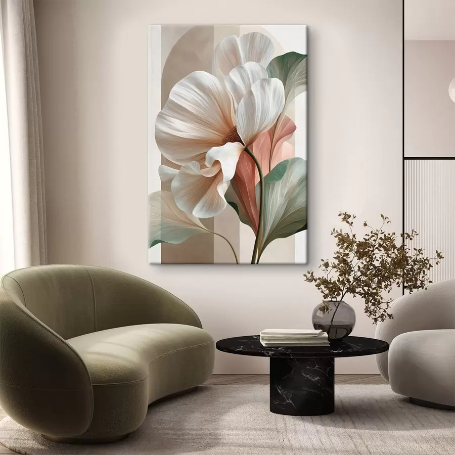 Tableau Fleur abstraite s50310
