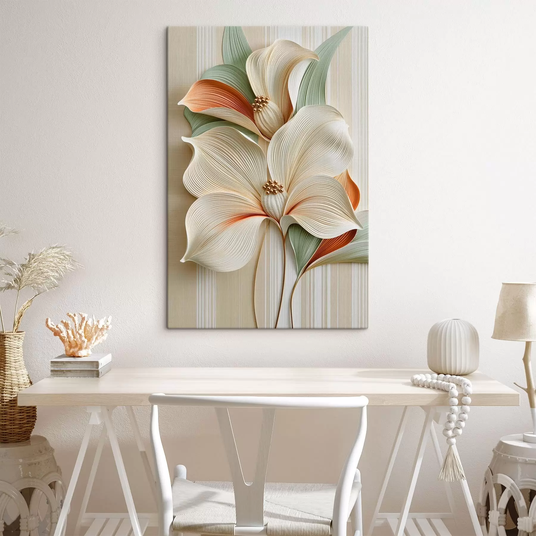 Tableau Fleurs abstraites s50362