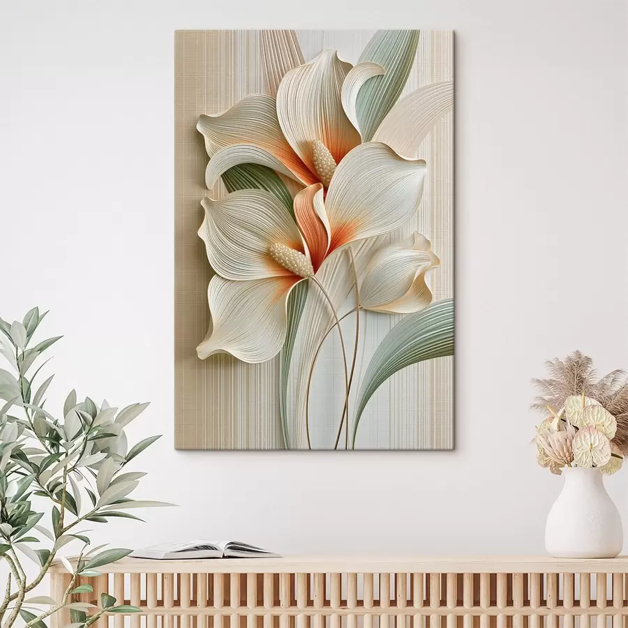 Tableau Fleurs abstraites s50363