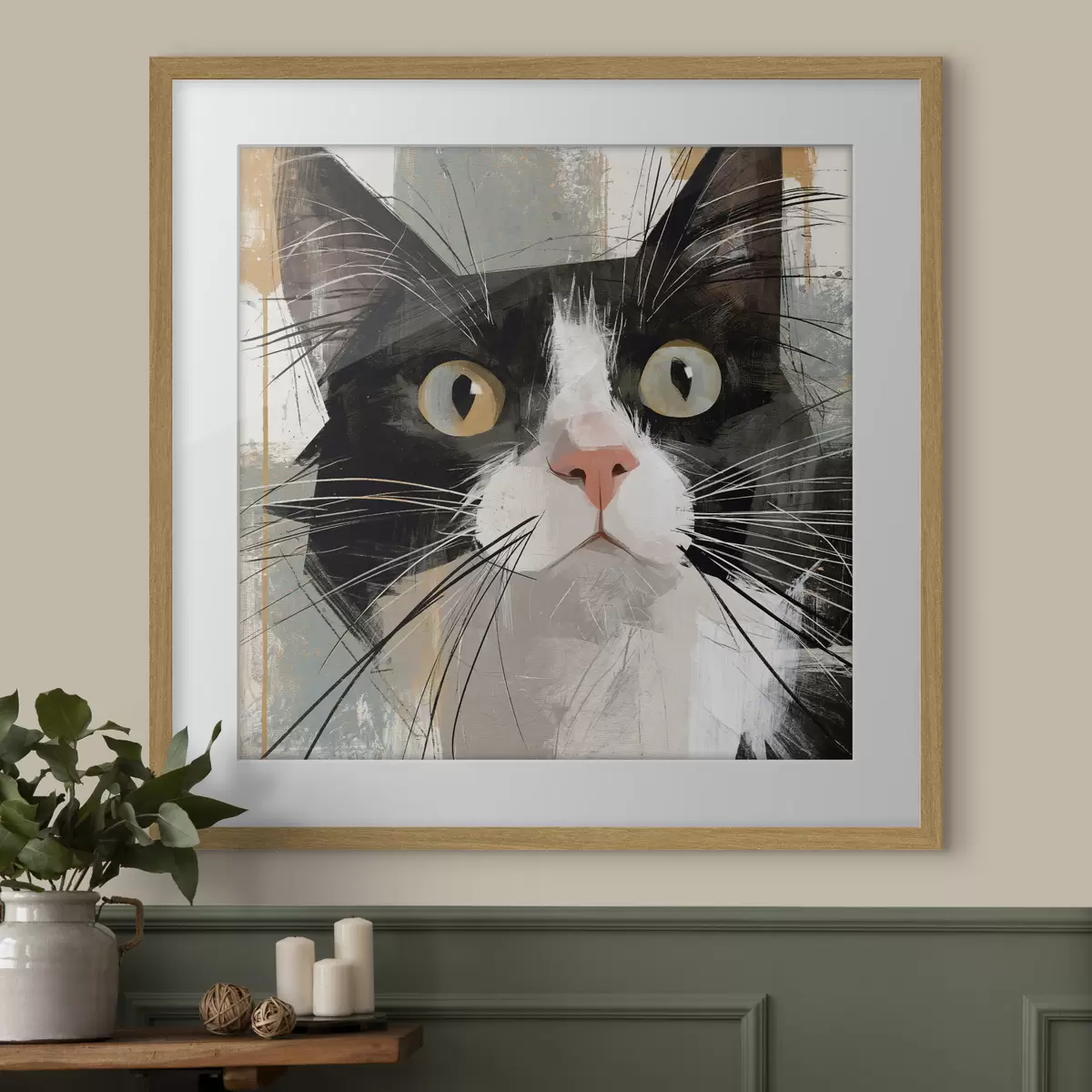 Poster Chat et étreinte f50165
