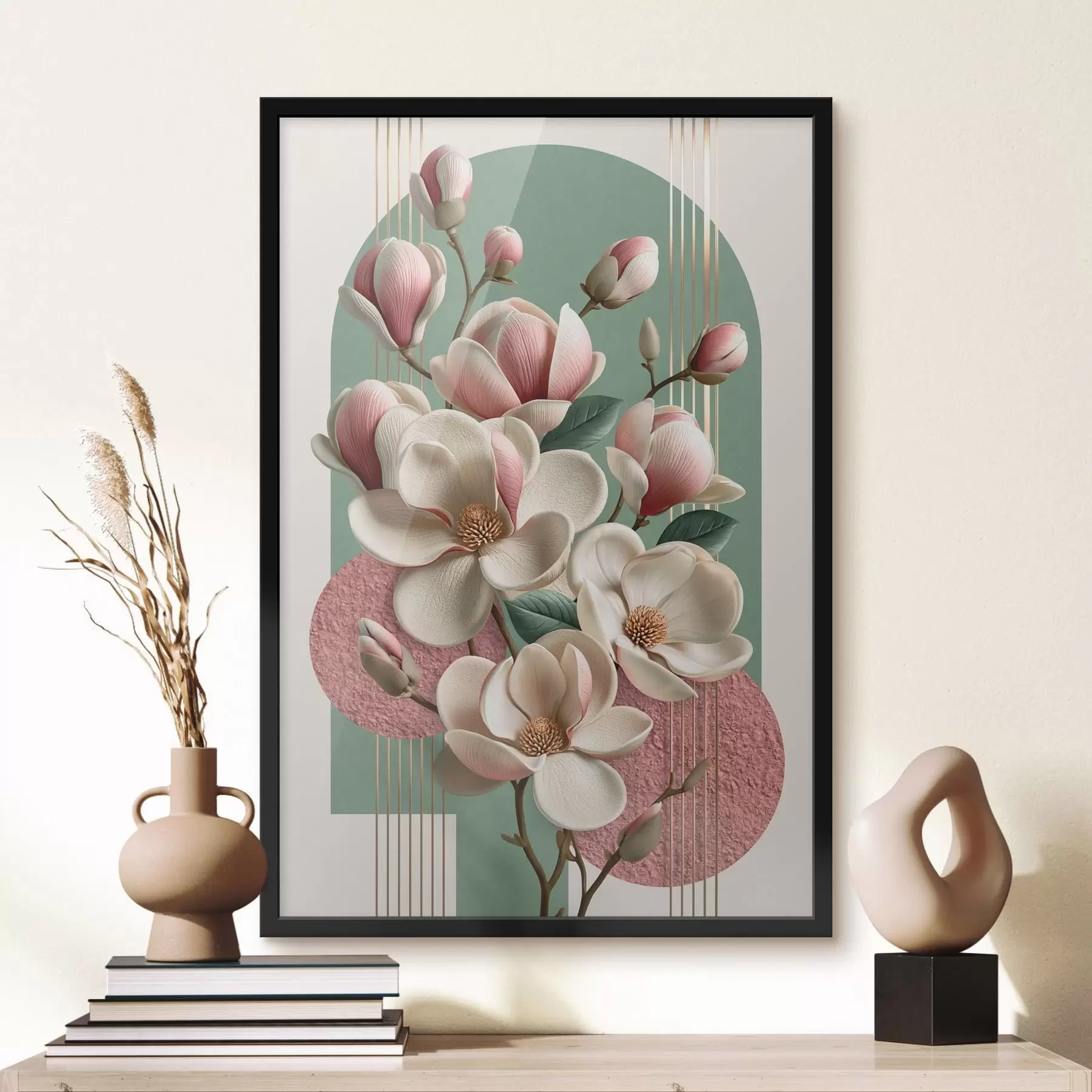 Papier peint Abstraction au magnolia f50167