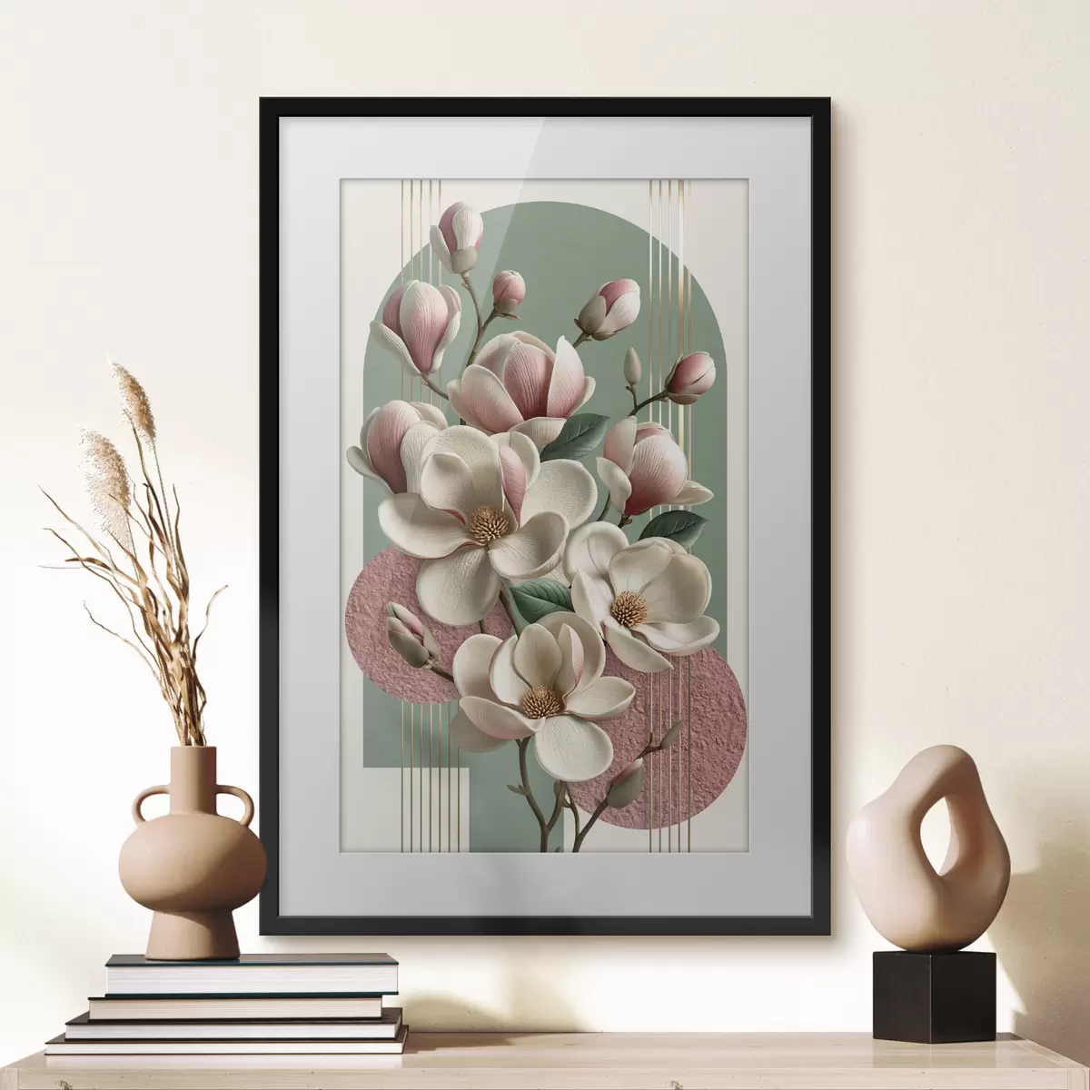 Poster Abstraction au magnolia f50167
