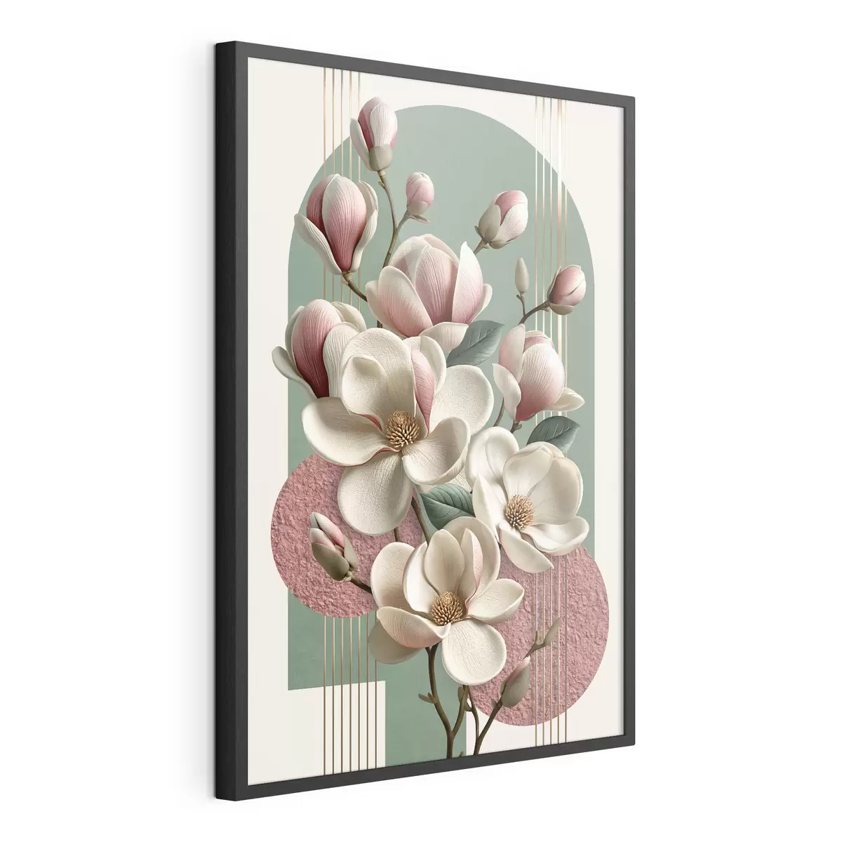 Poster Abstraction au magnolia f50167