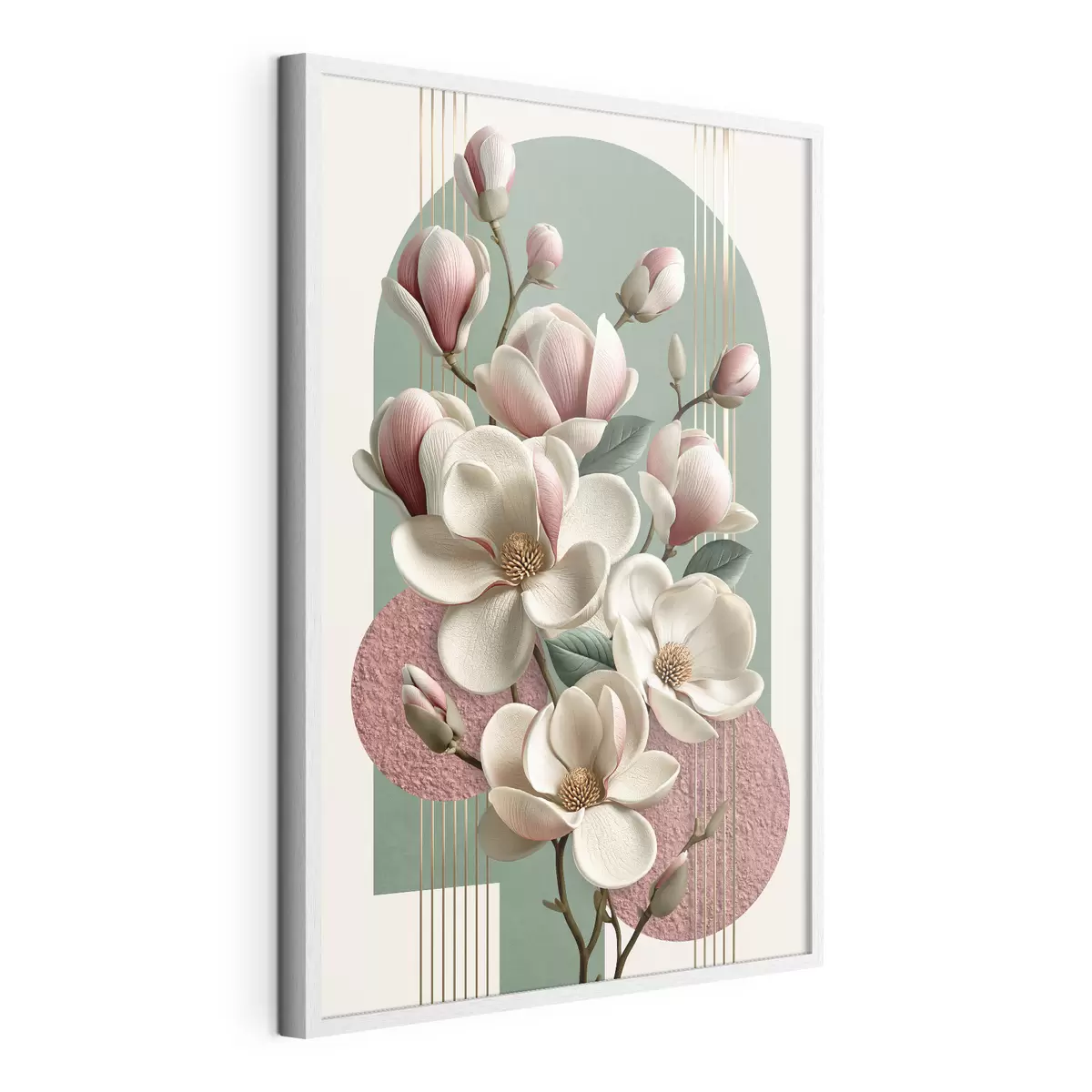 Poster Abstraction au magnolia f50167