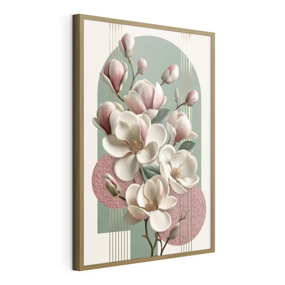 Poster Abstraction au magnolia f50167