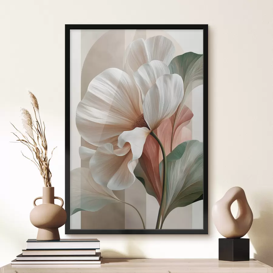 Papier peint Fleur abstraite f50310