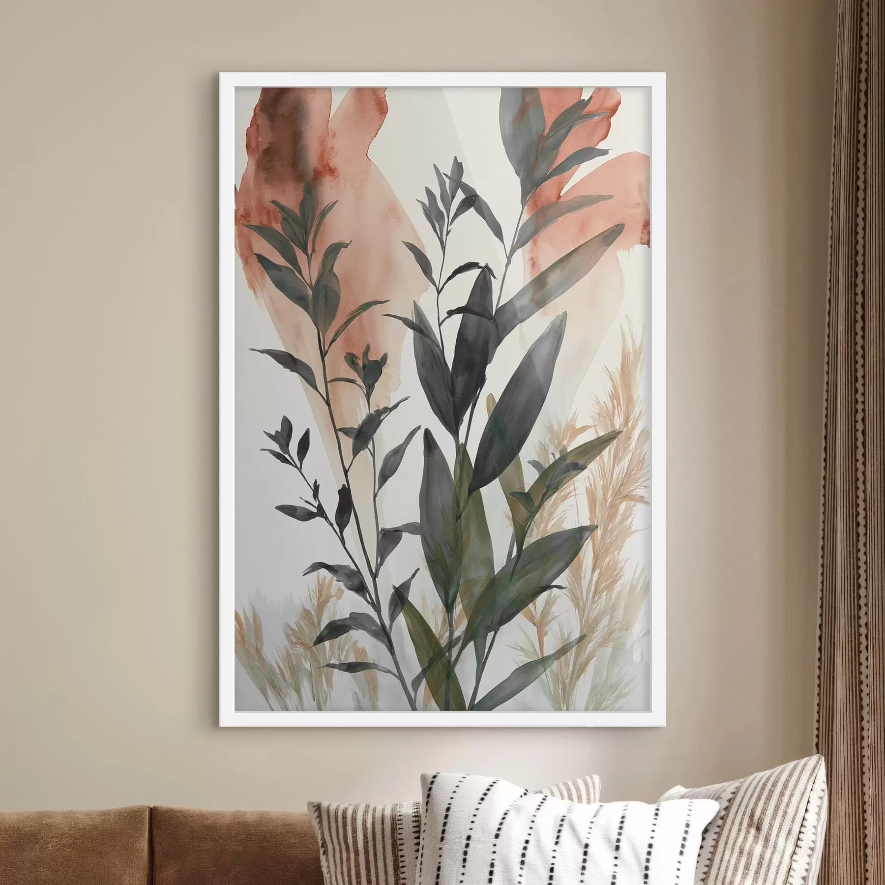 Papier peint Botanique abstraite f50359
