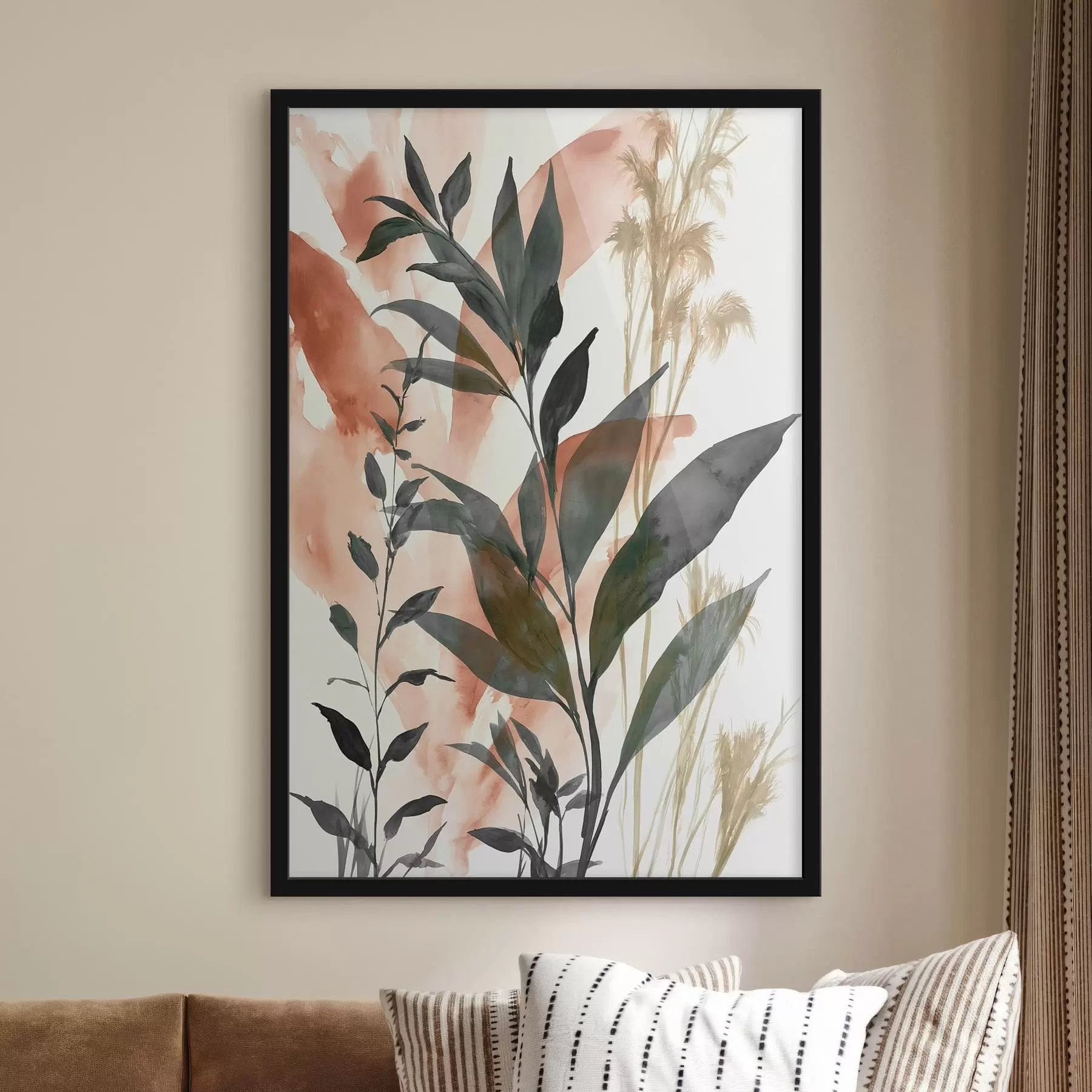 Papier peint Botanique abstraite f50360