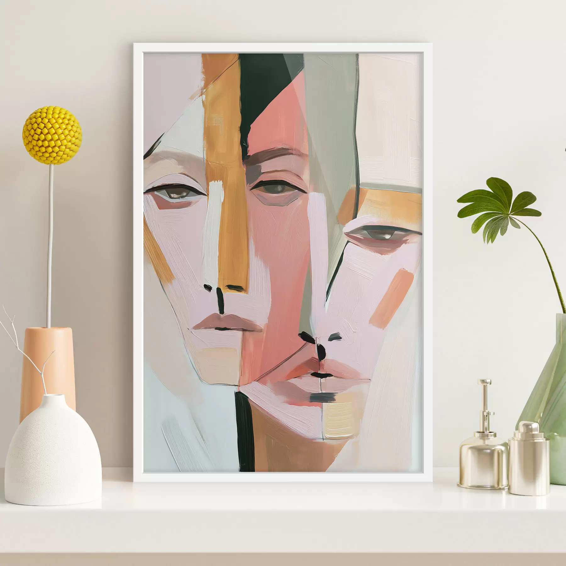 Papier peint Visages abstraits f50361