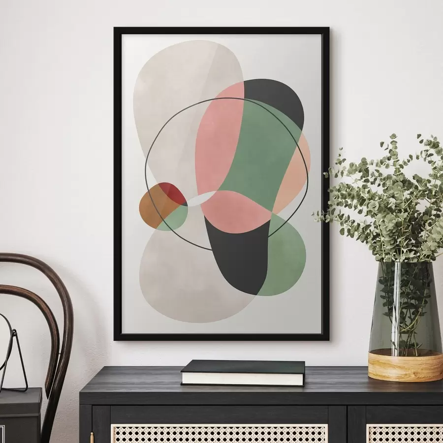 Papier peint Formes qui se chevauchent f50364