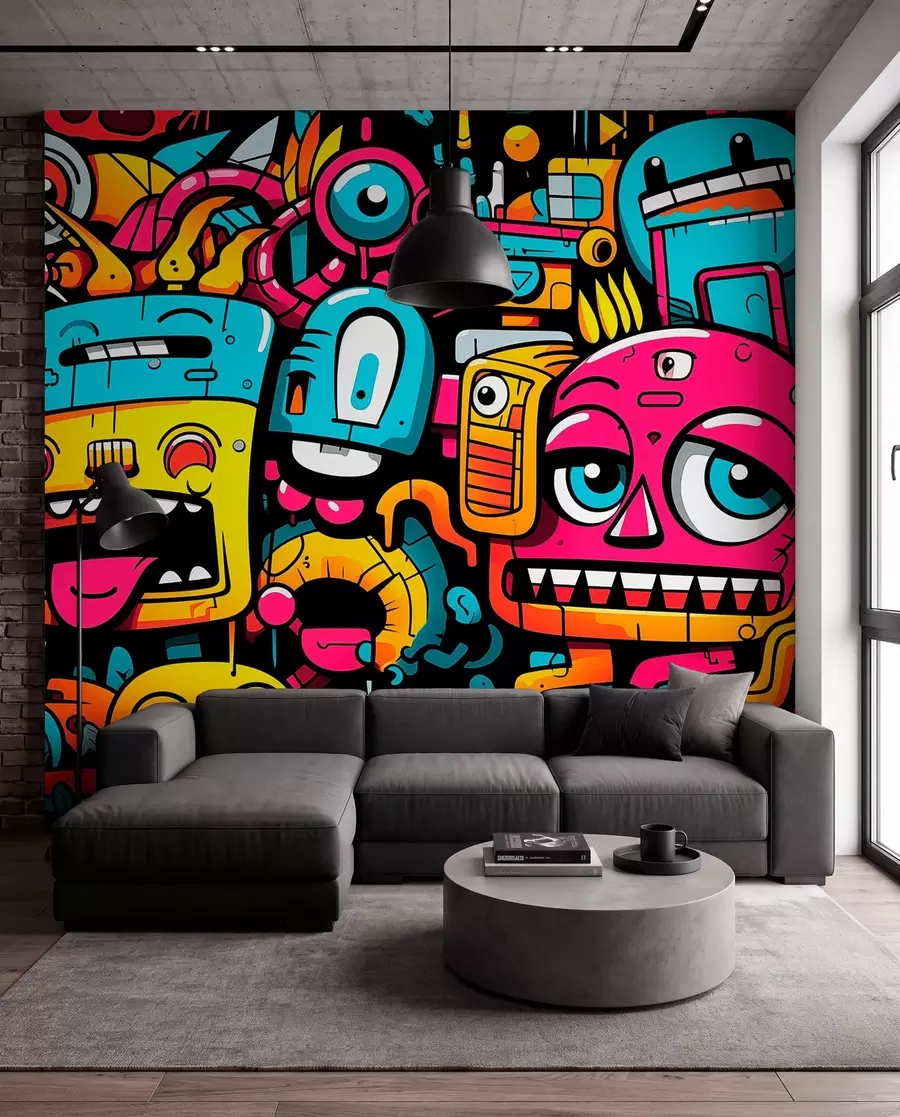 Papier peint Graffiti w05762