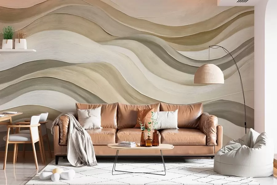 Papier peint Lignes abstraites w05881