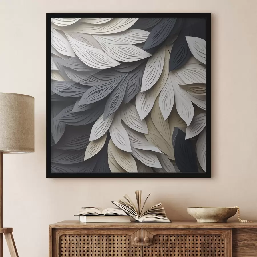 Papier peint Feuilles abstraites f50375