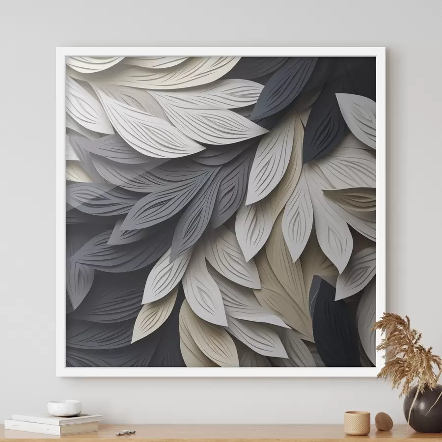 Papier peint Feuilles abstraites f50375
