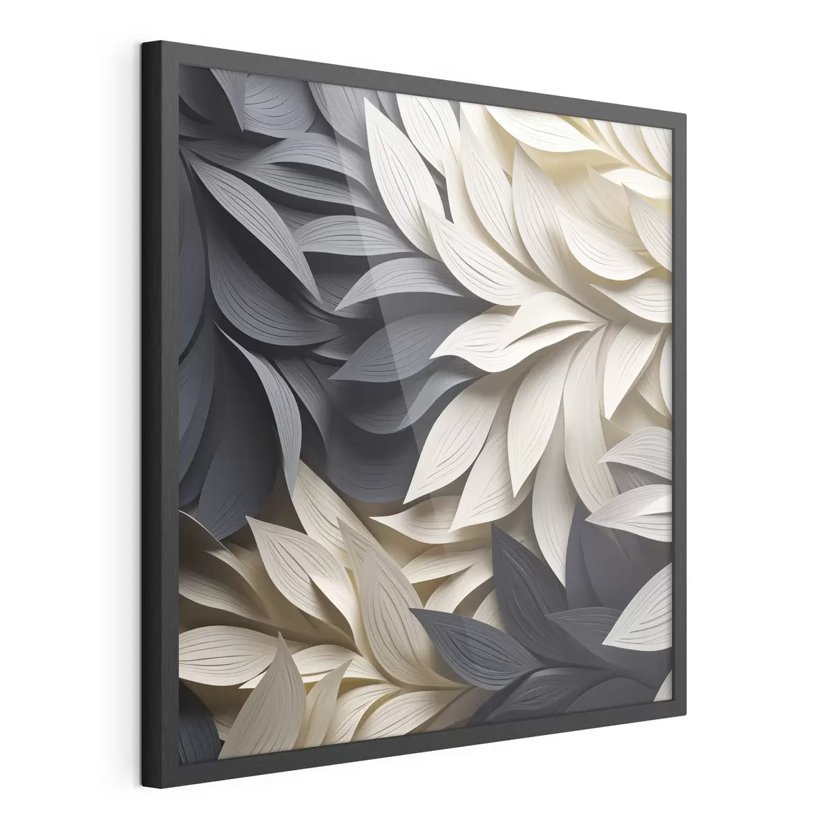 Poster Feuilles stylisées abstraites f50376
