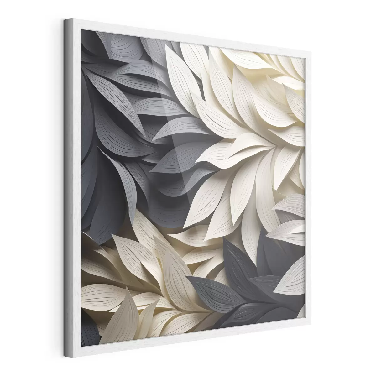 Poster Feuilles stylisées abstraites f50376