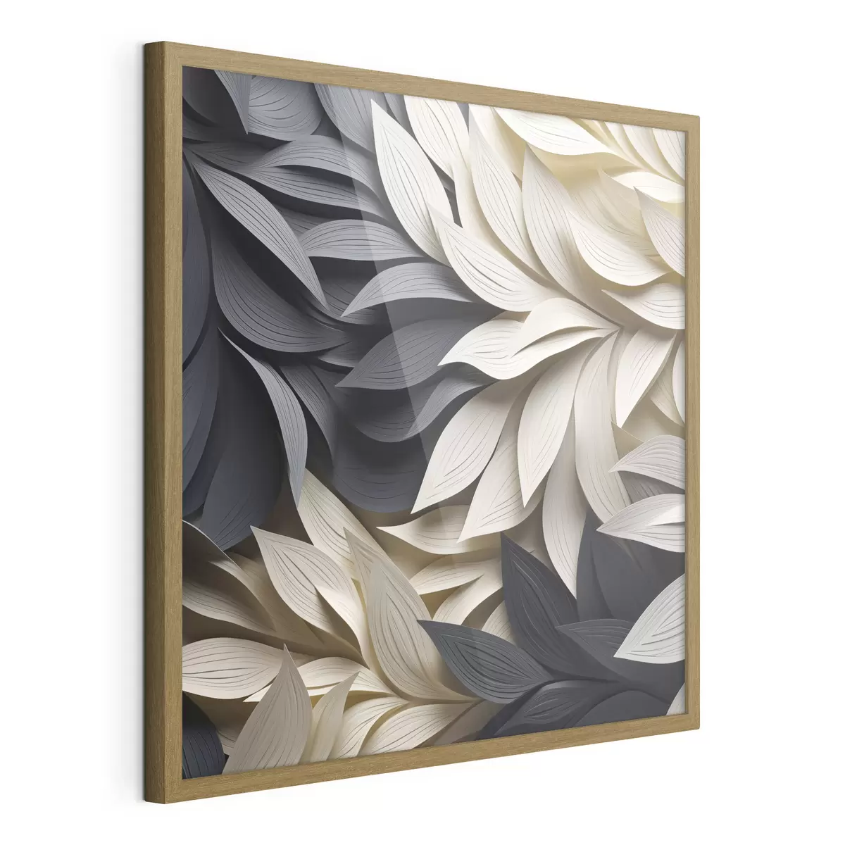 Poster Feuilles stylisées abstraites f50376