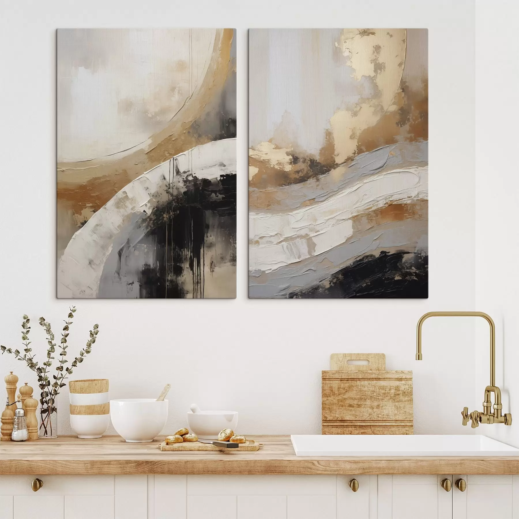 Tableau Abstraction, imitation de la peinture m30897