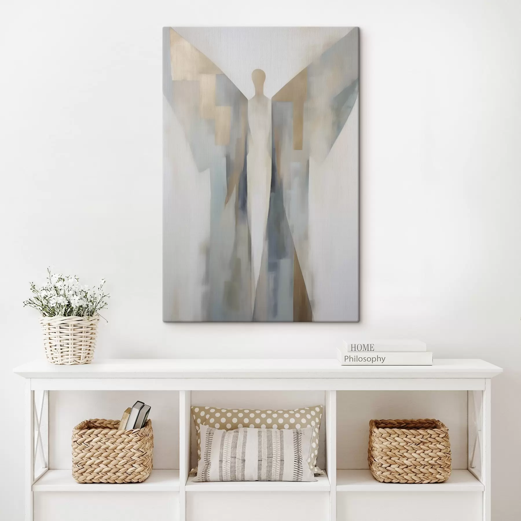 Tableau Ange abstrait s50419