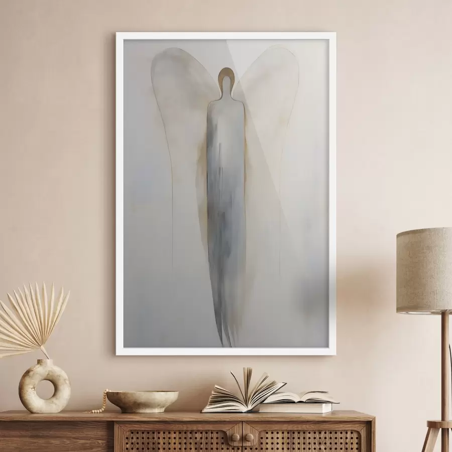 Papier peint Ange abstrait f50418