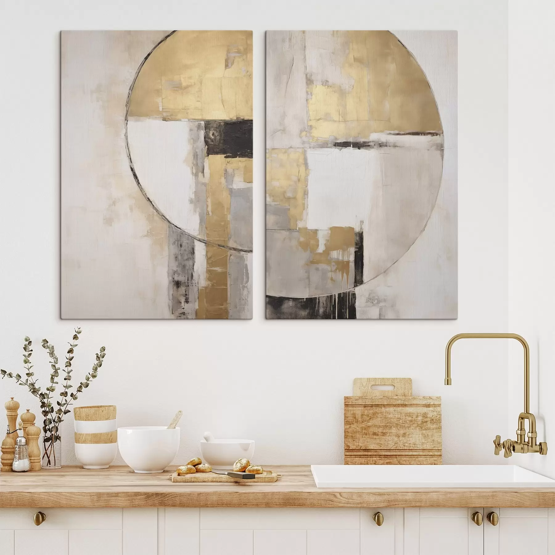 Tableau Abstraction géométrique m30913